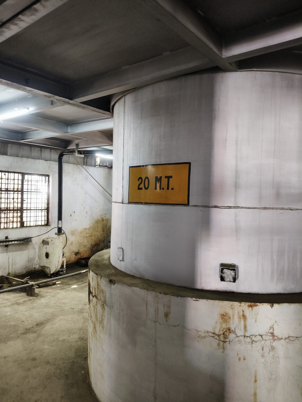 20 MT capacity refining pot inside the plant