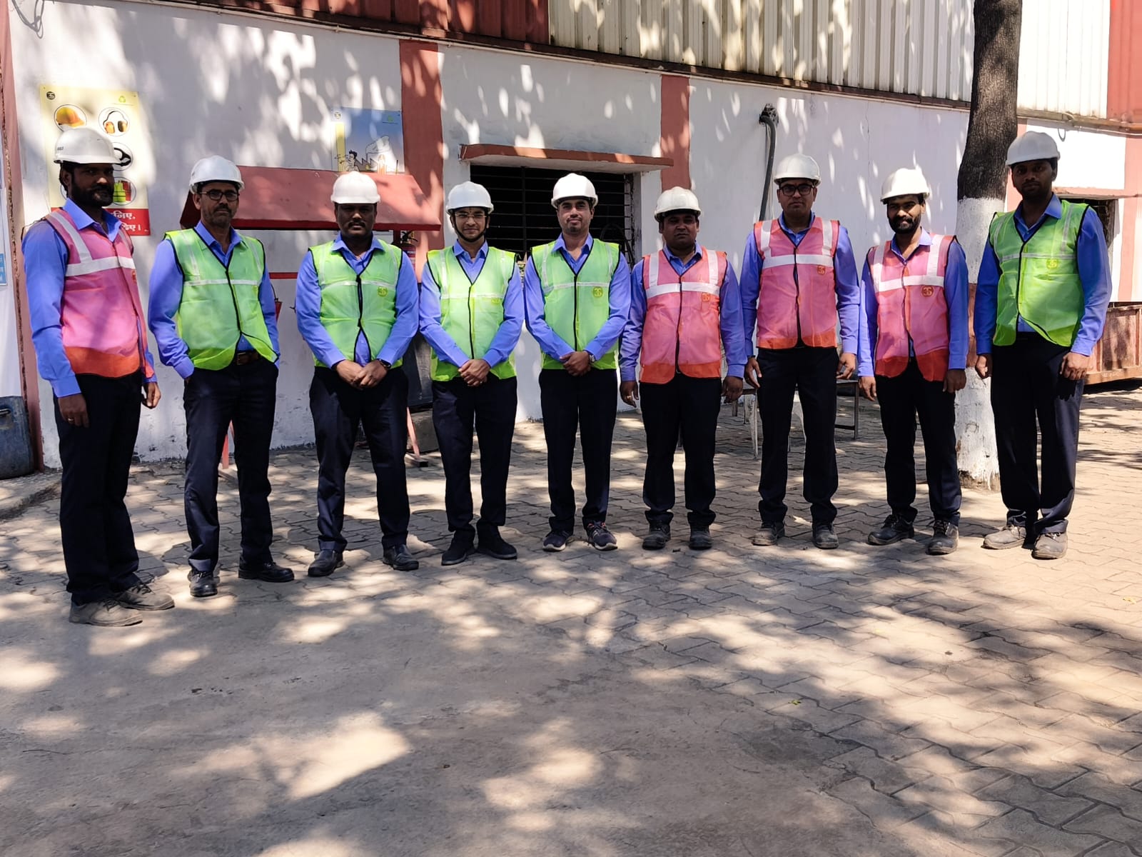 3S Global Greens plant operations and safety team in PPE and high-visibility vests