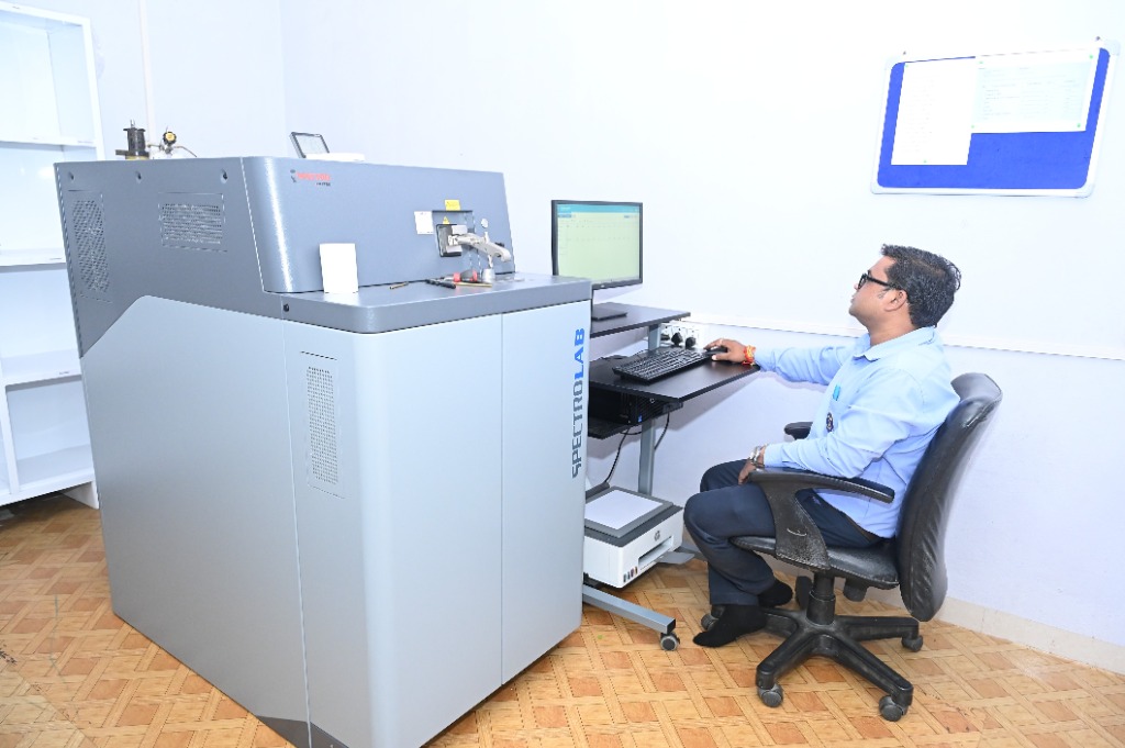 Quality analysis using a Spectrolab machine