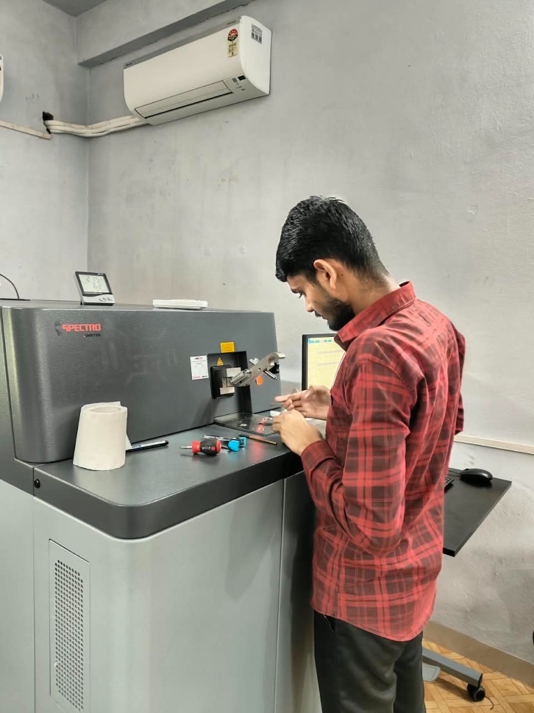 Laboratory spectrometer testing and quality verification